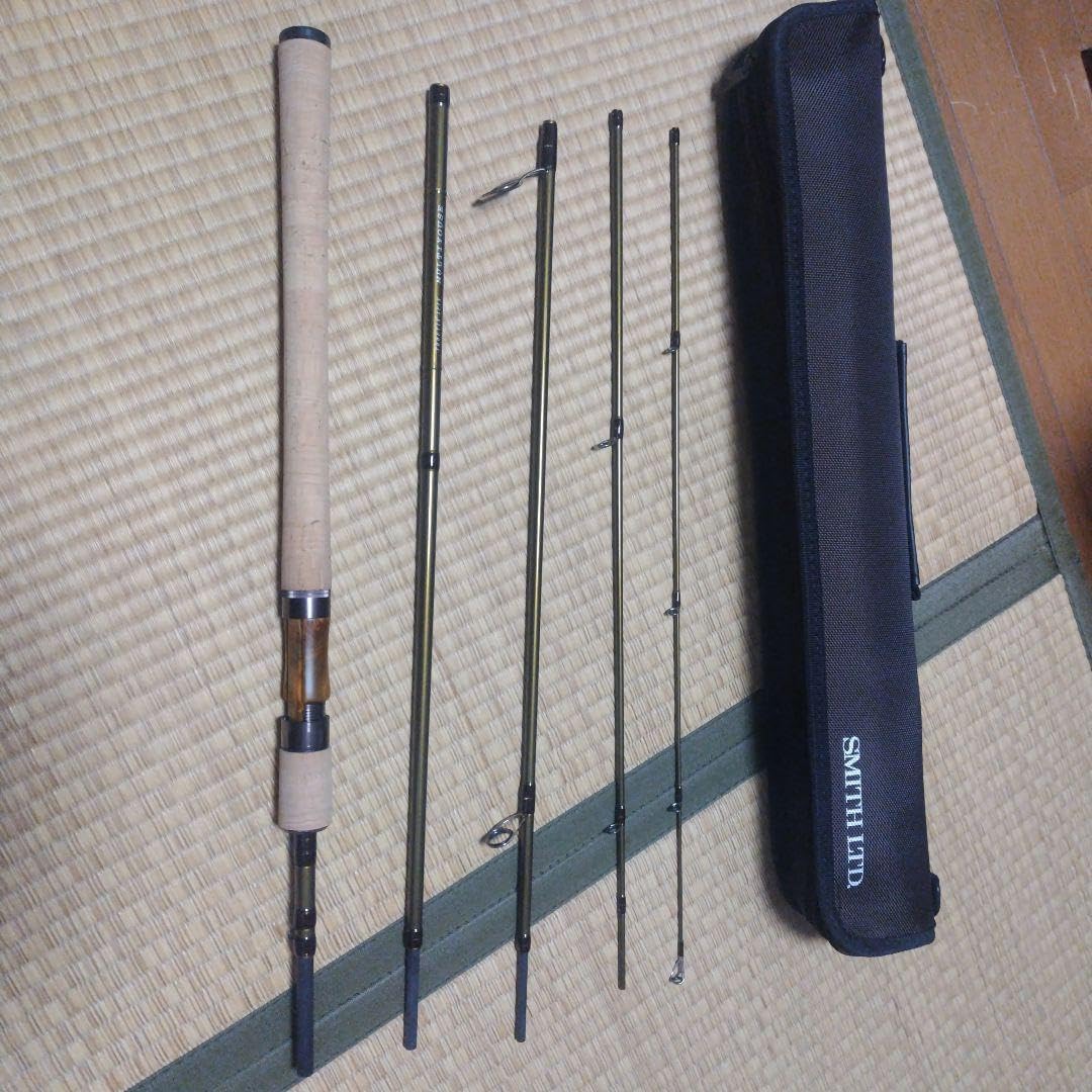 トラウトロッド ベイトロッド 黄金樟木 源流 ウッドグリップ グラス